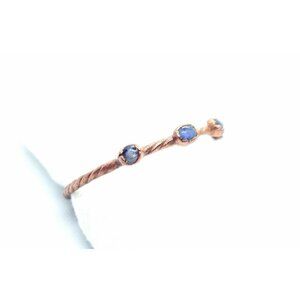 Copper moonstone bracelet